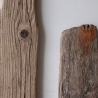 Treibholz Schwemmholz Driftwood  2 XL Bretter 78-109 cm  