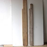 Treibholz Schwemmholz Driftwood 2 MEGA Bretter 130-148 cm  