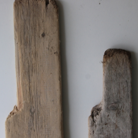 Treibholz Schwemmholz Driftwood 2 MEGA Bretter 130-148 cm  