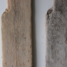 Treibholz Schwemmholz Driftwood 2 MEGA Bretter 130-148 cm  
