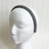 Schmale Haarreifen mit handgestricktem Bezug anniestrickt