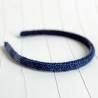 Schmale Haarreifen mit handgestricktem Bezug anniestrickt