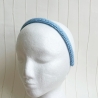 Schmale Haarreifen mit handgestricktem Bezug anniestrickt