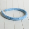 Schmale Haarreifen mit handgestricktem Bezug anniestrickt