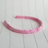 Schmale Haarreifen mit handgestricktem Bezug anniestrickt