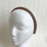 Schmale Haarreifen mit handgestricktem Bezug anniestrickt