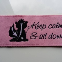 Keep Calm sit down KlorollenversteckerWC-P Verstecker