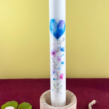 Stabkerzen Botschaft zum MUTTERTAG *** versch. Farben und Sprüche