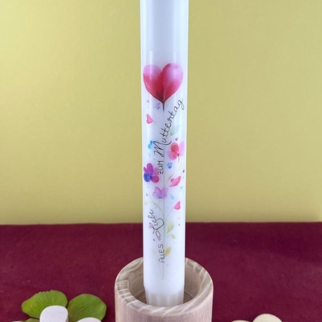 Stabkerzen Botschaft zum MUTTERTAG *** versch. Farben und Sprüche