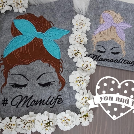 Ferberline Stickdatei Set Momlife ab 7x10
