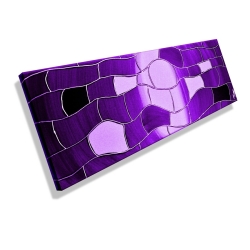 MK1 Art Bild Leinwand Abstrakt Kunst Malerei Acrylbild lila XXL