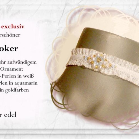 edl. Choker / Halsband / Kropfband ein Traum