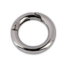 Karabiner Ring 18mm Gold Silber Schwarz Regenbogen