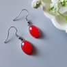 Hängeohrringe Edelstahl Jade Schmuck Ohrringe
