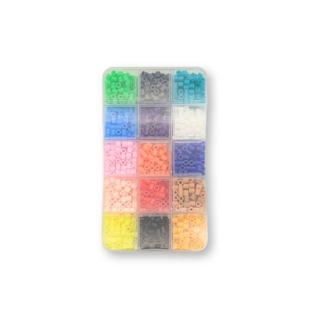 Bügelperlen Set 5 x 5mm , Steckplatte 140x140x7.5 mm