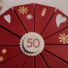Geldgeschenk, Geldgeschenkverpackung zum 50.Geburtstag