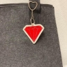 Diamant in 2 Größen + Schlüsselanhänger und Mug Rug
