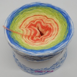 Wolle-Bobbel, Farbverlaufsgarn, 3- oder 4-fädig