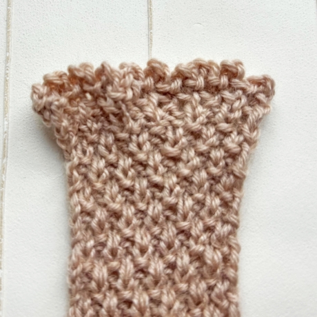 Lesezeichen Braun Brauntöne verschiedene Formen handgestrickt 
