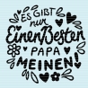 Nur einen besten Papa Plotterdatei SVG DXF FCM