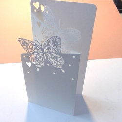 Karte Schmetterlinge Plotterdatei SVG DXF FCM Karte Schmetterlinge Plotterdatei SVG DXF FCM