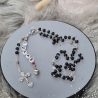 Rosenkranz schwarz personalisiert mit Name