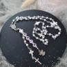 Rosenkranz weiß personalisiert mit Name
