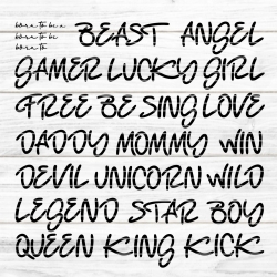 born to be Plotterdatei SVG DXF FCM