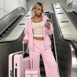 Oversize Jogger Anzug 2-Teiler wide leg Hose Jacke XS/S & M/L 