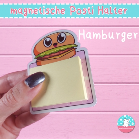 magnetische Postihalter Hamburger Magnet Klebezettel Notizen