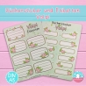 Büchersticker & Etiketten - Volpi Namenssticker Aufkleber