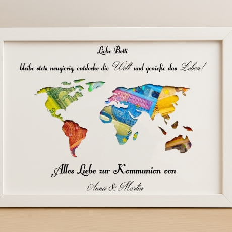 Personalisiertes Kommunion Geschenk für Jungen und Mädchen