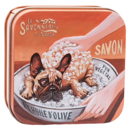 Franz. BIO-Sheabutter-Naturseife, 100g, Duft Mairosen