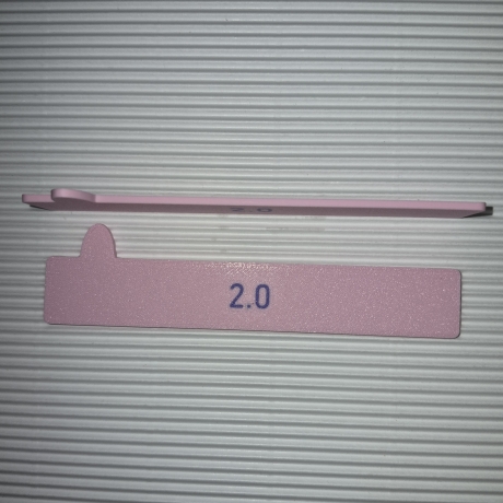 Tiefenguide, Rollerguide für Polymer Clay, 2,0-6,0mm, Länge 11cm