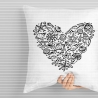 Muschelherz Plotterdatei SVG DXF FCM
