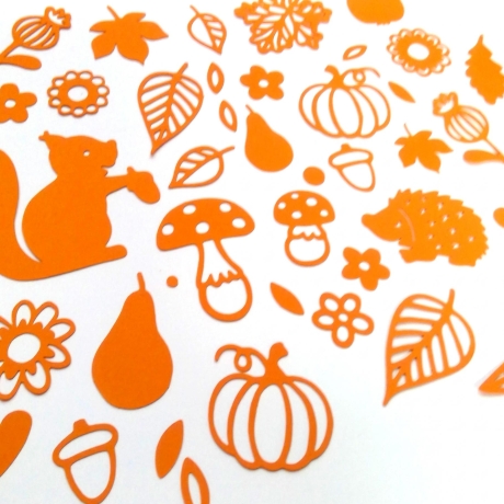 Herbstdeko Plotterdatei SVG DXF FCM