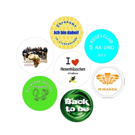 100 x Taschenspiegel Logo Firma Verein Band Foto individuell