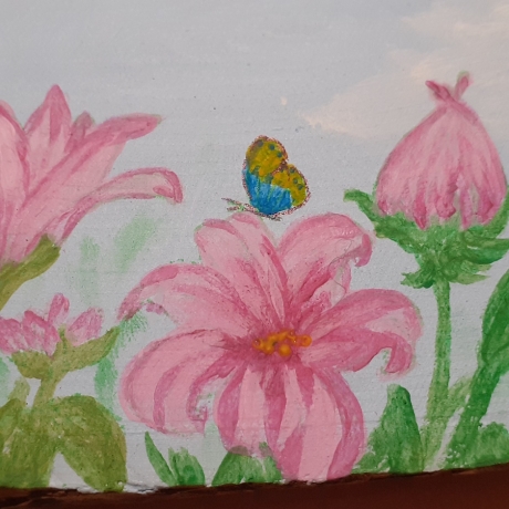 Gartenschild - Bin im Garten mit den Hummeln bummeln - Türschild