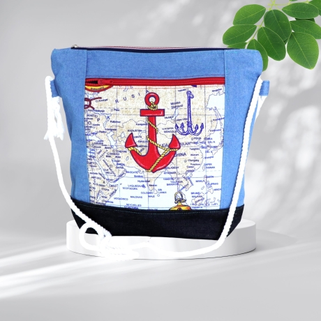 Umhängetasche Damen/Schultertasche/Handtasche/crossover bag/ Meer