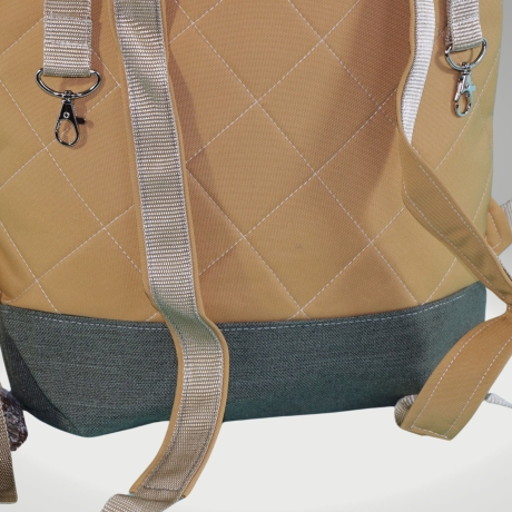 Rucksack/Rollrucksack/Roll Top/Rollrucksack/senfgelb/Cityrucksack