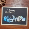 Weihnachtskarte frohe Weihnachten Festtag-Karte Merry Christmas