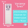 Ordnerrücken Geisha - Etiketten - Ordneretiketten - Ordnersticker