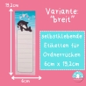 Ordnerrücken Orca Finne Etiketten Ordneretiketten Ordnersticker
