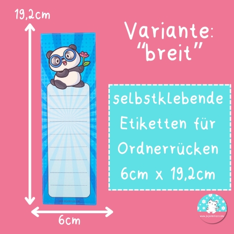 Ordnerrücken Pandelina Etiketten Ordneretiketten Ordnersticker
