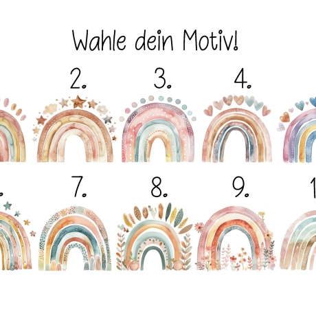 Erinnerungsbox Regenbogen Einschulung Geburt Geburtstag Taufe