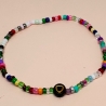 Perlenarmband mit Eule, Mond, Stern und Herz