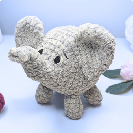 Häkelanleitung Ball-Elefant Ebo (PDF)
