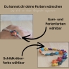 Schildkrötenarmband Makramee in Wunschfarben