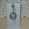 Handgefertigte Polymer Clay Ohrringe – Edle Apatit-Optik