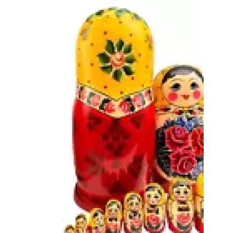 20-er Matroschka klassisch, Handarbeit, , 37 cm, neu